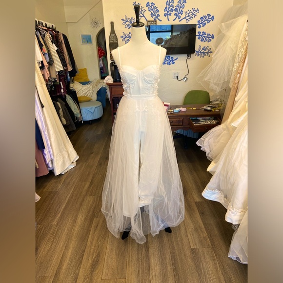 NWT Fashion Nova Wedding Pantsuit - Picture 1 of 11